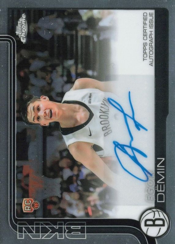 2025 Topps Chrome #TCAR-ED Chrome Rookie Autographs