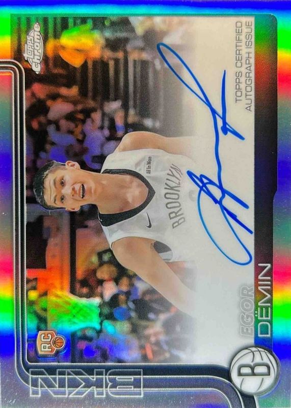 2025 Topps Chrome #TCAR-ED Chrome Rookie Autographs - Refractor