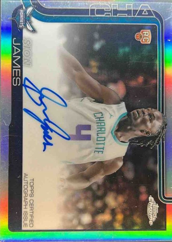 2025 Topps Chrome #TCAR-SJ Chrome Rookie Autographs - Refractor