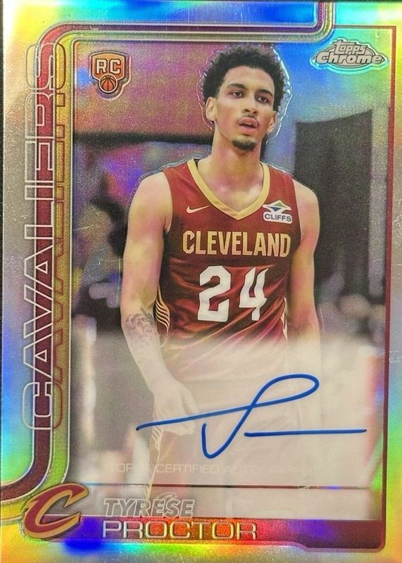 2025 Topps Chrome #TCAR-TP Chrome Rookie Autographs - Refractor