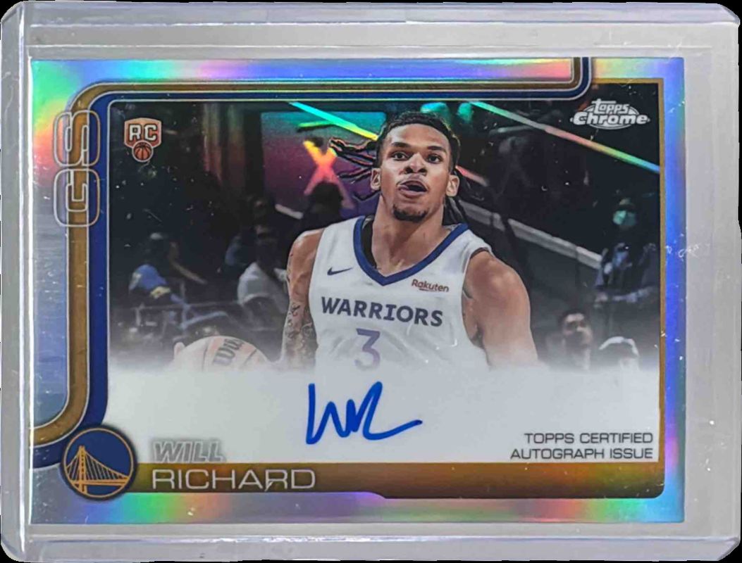 2025 Topps Chrome #TCAR-WIR Chrome Rookie Autographs - Refractor