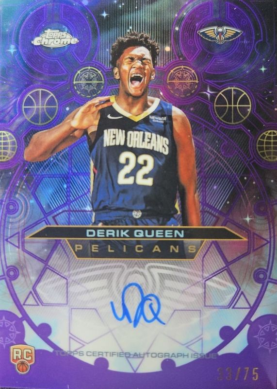 Derik Queen 2025 Topps Chrome #CHR-DQ Chromographs Rookies