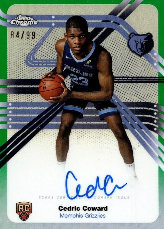 2025 Topps Chrome #NS-CC Next Stop Signatures - Green Refractor /99