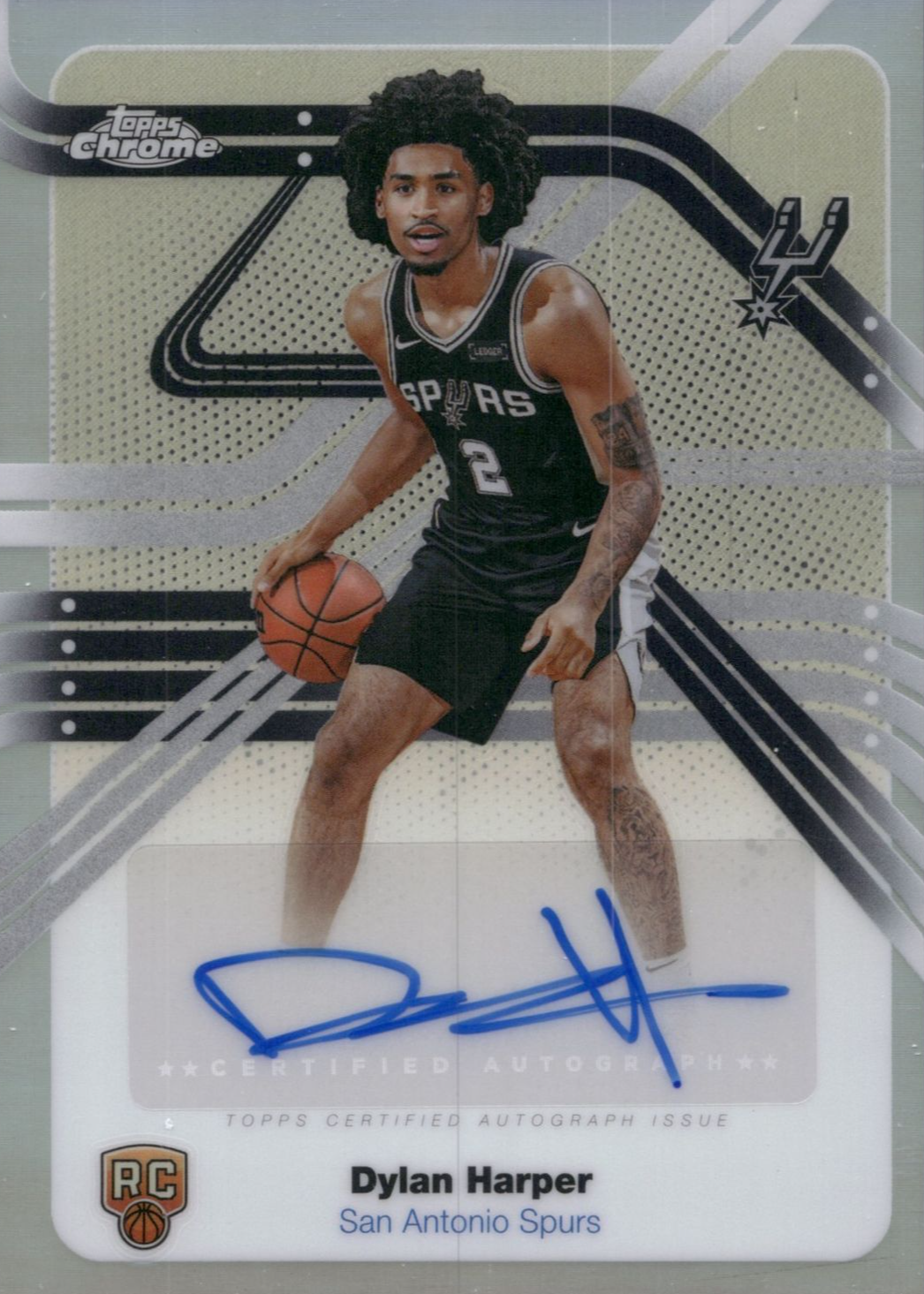 Dylan Harper 2025 Topps Chrome #NS-DH Next Stop Signatures