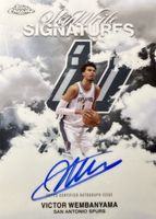 Victor Wembanyama 2025 Topps Chrome #SWS-VW Sky Write Signatures