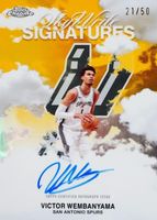 Victor Wembanyama 2025 Topps Chrome #SWS-VW Sky Write Signatures