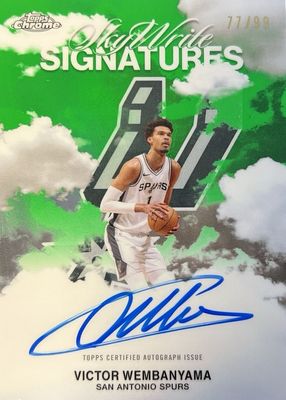 2025 Topps Chrome #SWS-VW Sky Write Signatures - Green Refractor /99