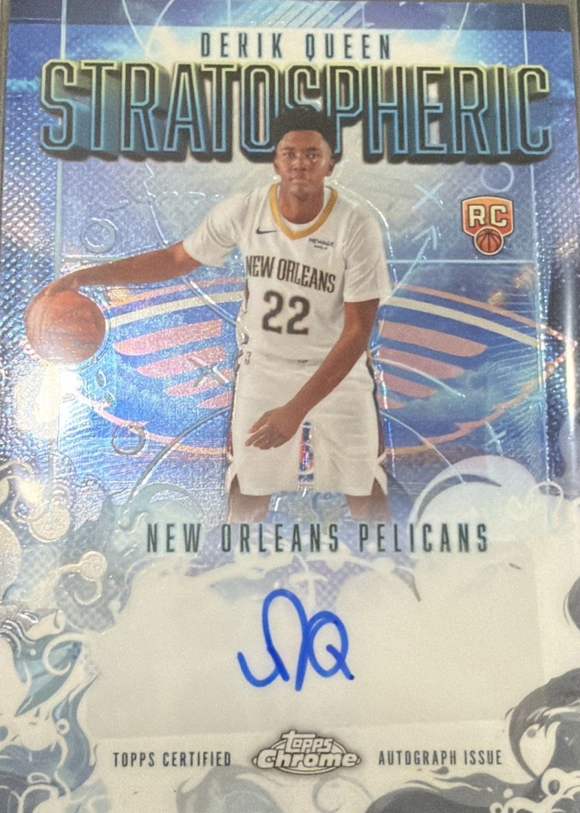 Derik Queen 2025 Topps Chrome #SMR-DQ Stratospheric Signatures