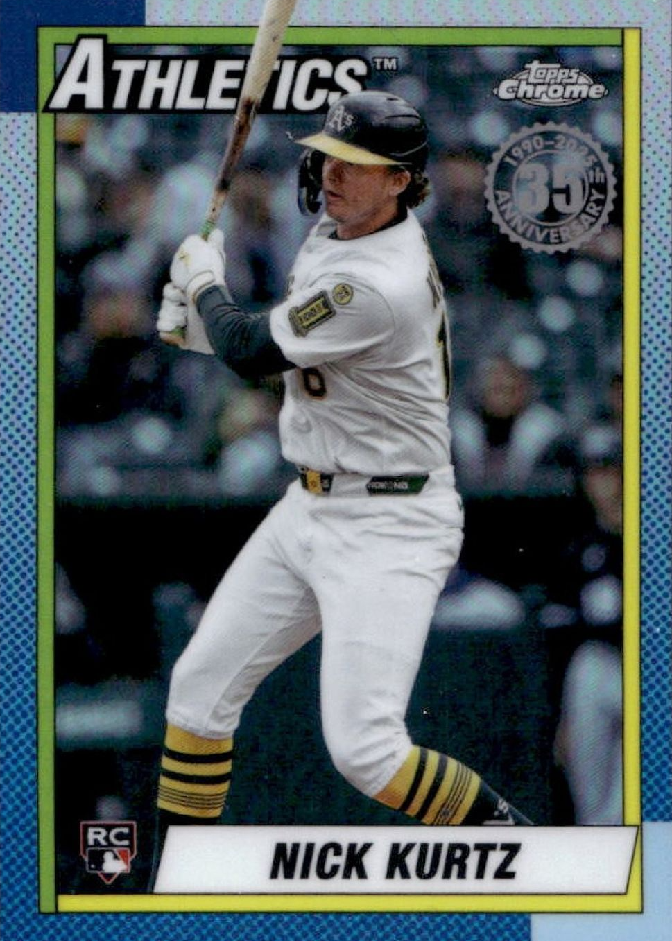 Nick Kurtz 2025 Topps Chrome Update #90CU-21 1990 Topps Chrome