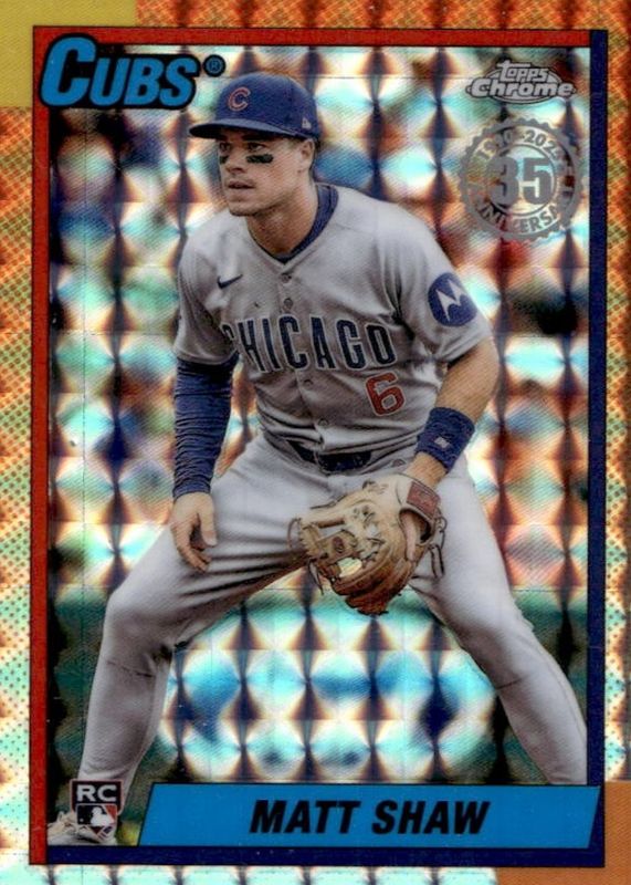 2025 Topps Chrome Update #90CU-20 1990 Topps Chrome - Geometric Refractor