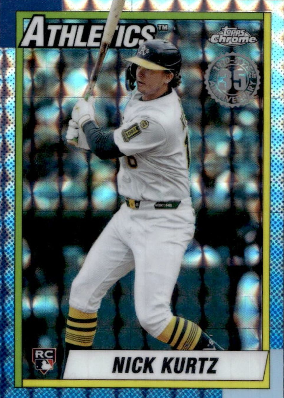 Nick Kurtz 2025 Topps Chrome Update #90CU-21 1990 Topps Chrome