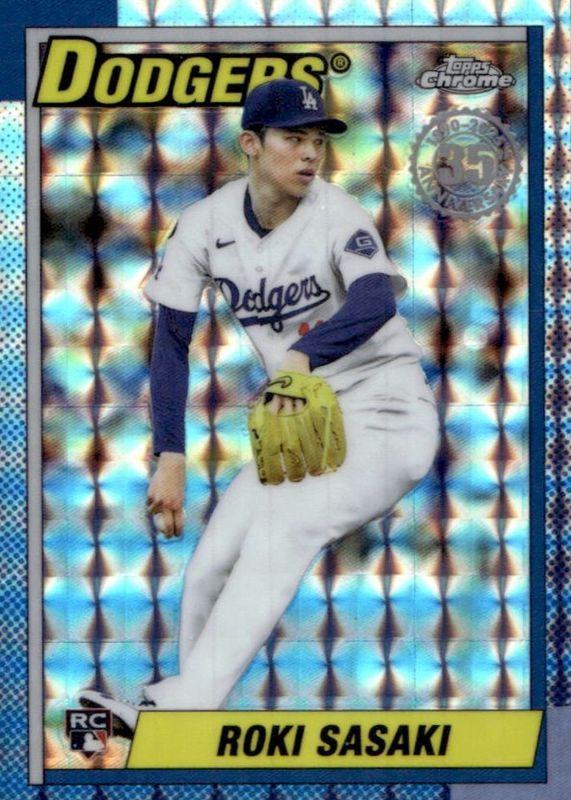 2025 Topps Chrome Update #90CU-18 1990 Topps Chrome - Geometric Refractor