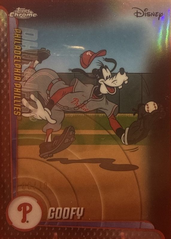 2025 Topps Chrome Update #MLBA-25 Mickey & Friends - Black Refractor /10