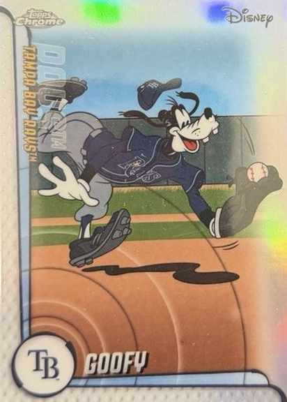Goofy (Rays) 2025 Topps Chrome Update #MLBA-27 Mickey & Friends