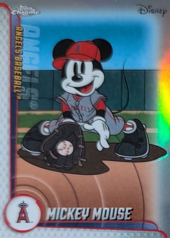 Mickey Mouse (Angels) 2025 Topps Chrome Update #MLBA-6 Mickey