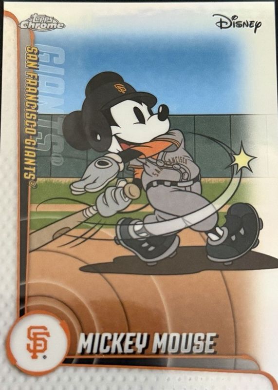 その他 2025TOPPS CHROME UPDATE SSP Mickey Mouse Mickey Mouse (Mariners) 2025 Topps Chrome Update #MLBA-9 Mickey