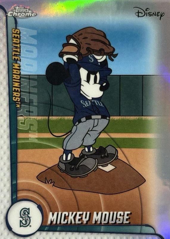 その他 2025TOPPS CHROME UPDATE SSP Mickey Mouse Mickey Mouse (Mariners) 2025 Topps Chrome Update #MLBA-9 Mickey
