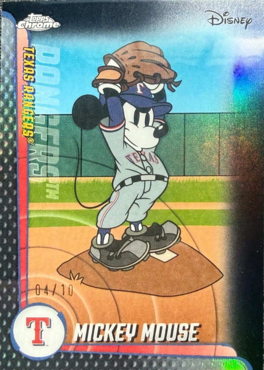 Mickey Mouse (Rangers) 2025 Topps Chrome Update #MLBA-10 Mickey