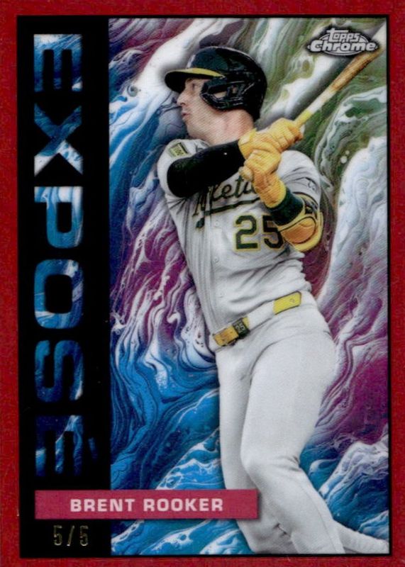 2025 Topps Chrome Update #TCE-50 Topps Chrome Expose - Red Refractor /5