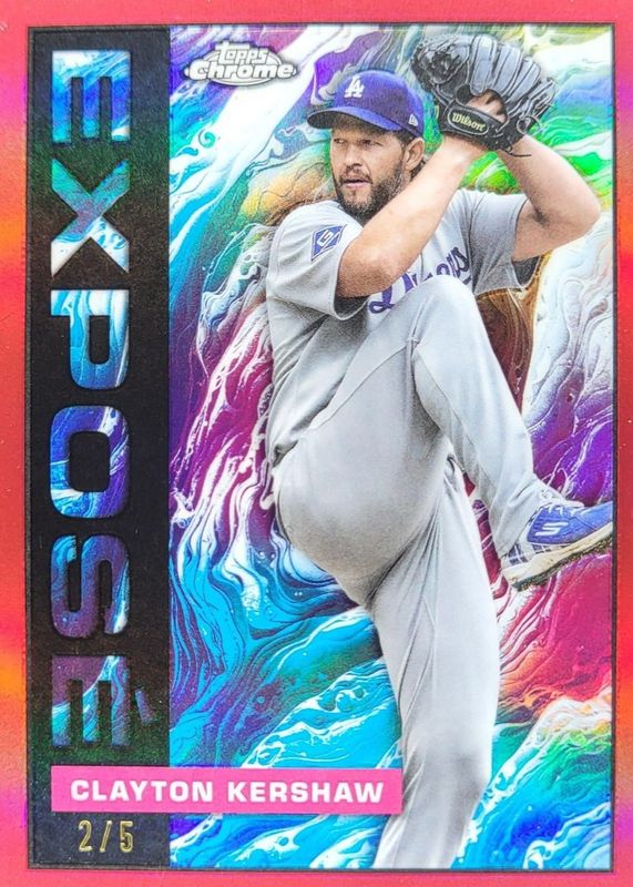 2025 Topps Chrome Update #TCE-58 Topps Chrome Expose - Red Refractor /5