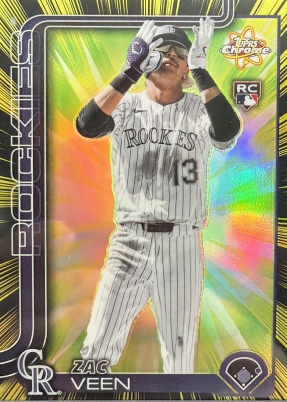 2025 Topps Chrome Update #RR-25 Radiating Rookies /(SSP)