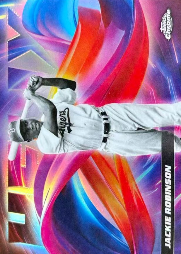 Jackie Robinson 2025 Topps Chrome Update #HX-21 Helix /(SSP) Price
