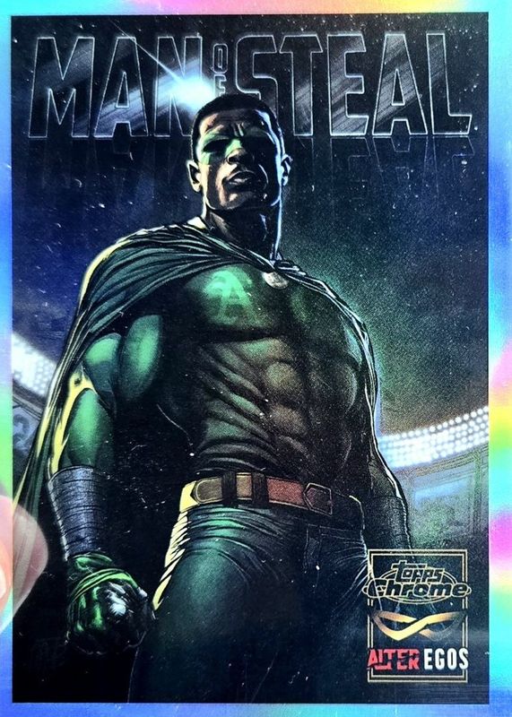 2025 Topps Chrome Update #AE-1 Alter Ego Superheroes /(SSP)