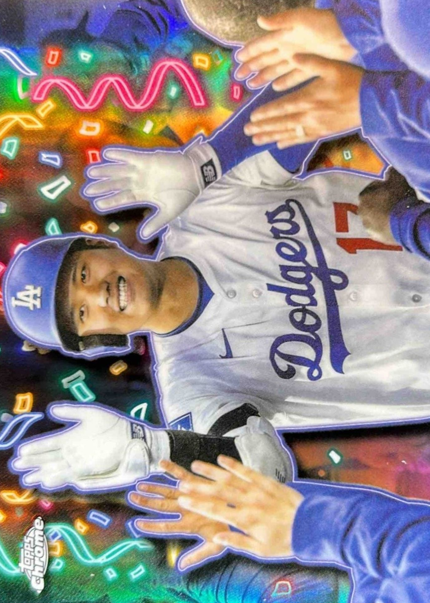 Shohei Ohtani 2025 Topps Chrome Update #CT-2 Celebracion /(SSP 
