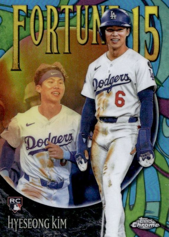2025 Topps Chrome Update #F15-14 Fortune 15
