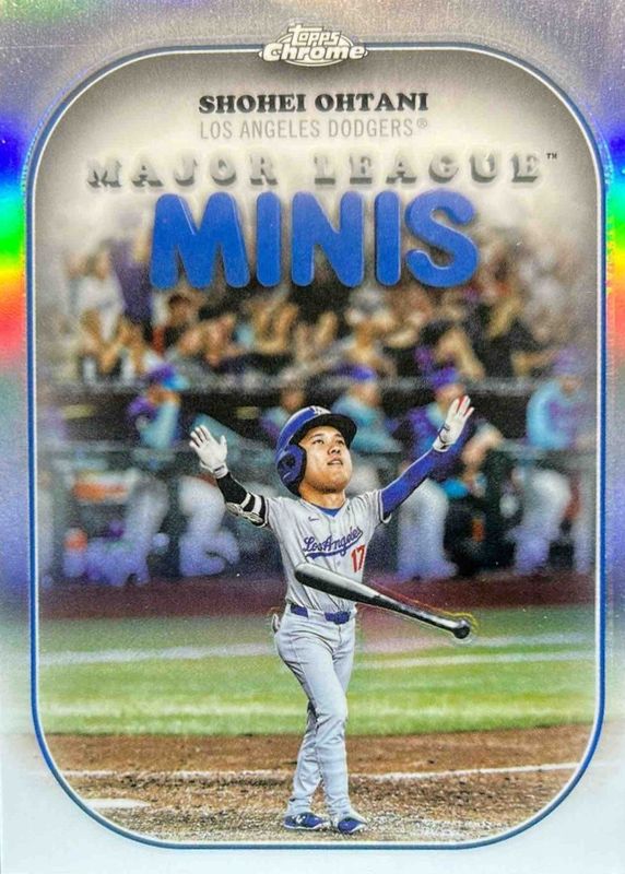 Shohei Ohtani 2025 Topps Chrome Update #MM-1 Major League Minis