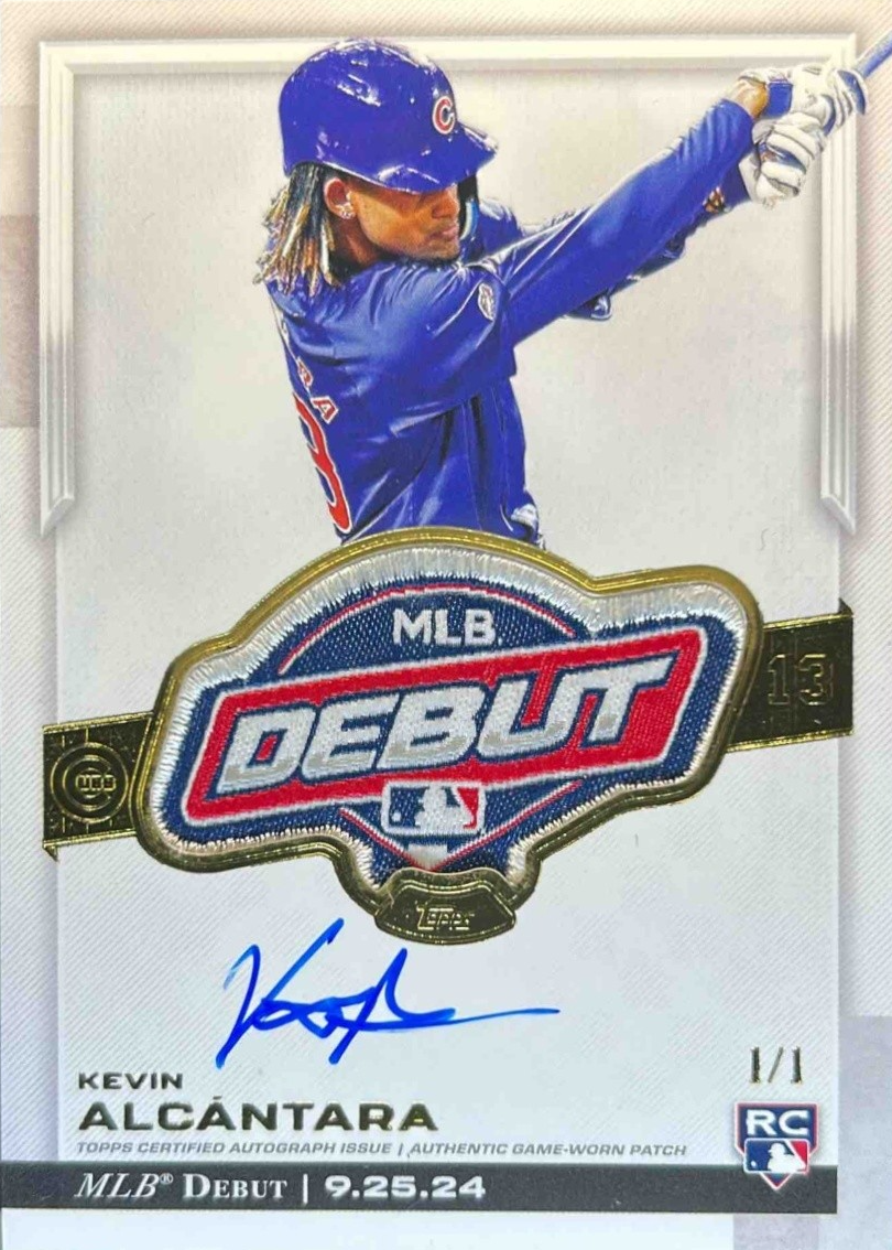 Kevin Alcantara 2025 Topps Chrome Update #RDPA-KA Rookie Debut 