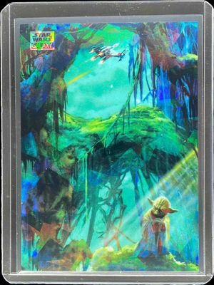 2025 Topps Chrome Star Wars Galaxy #56 Atomic Refractor /150