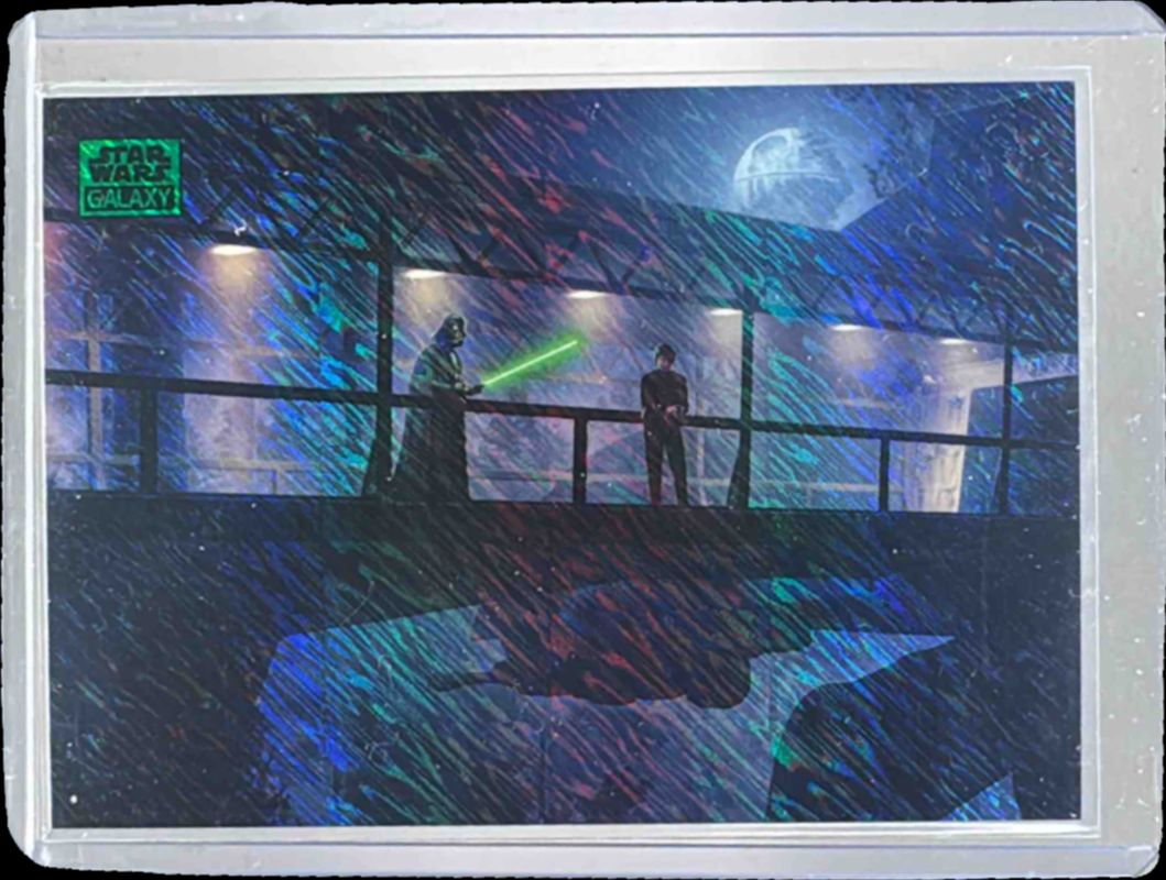 2025 Topps Chrome Star Wars Galaxy #92 Green Shimmer Refractor /199