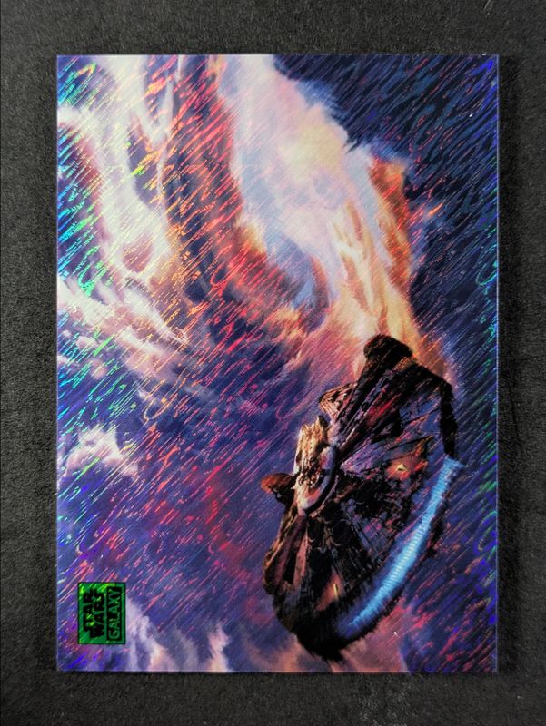 2025 Topps Chrome Star Wars Galaxy #65 Green Shimmer Refractor /199