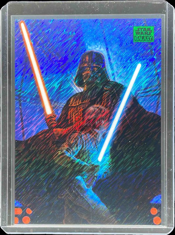 2025 Topps Chrome Star Wars Galaxy #24 Green Shimmer Refractor /199