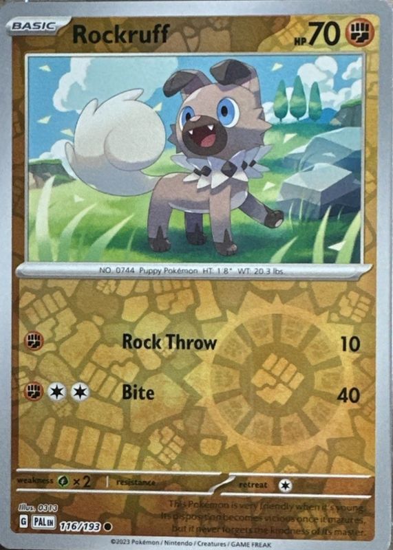 2023 Scarlet & Violet: Paldea Evolved #116/193 Reverse Holo