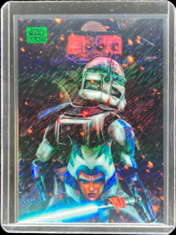2025 Topps Chrome Star Wars Galaxy #53 Green Shimmer Refractor /199