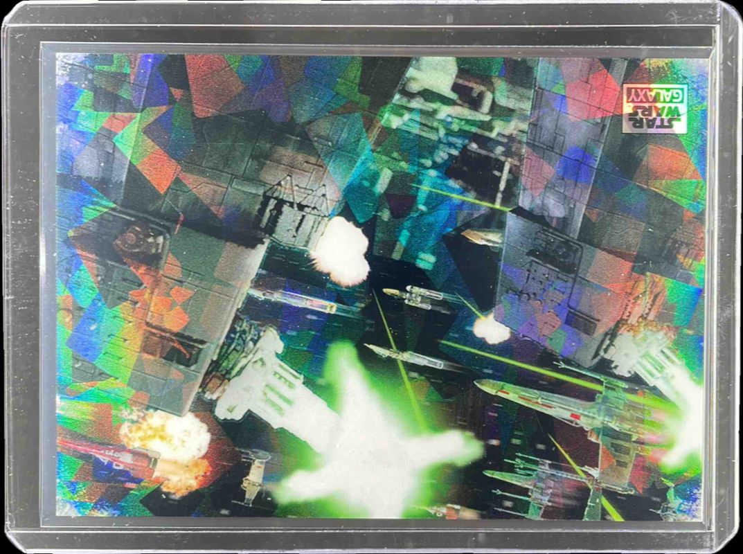 2025 Topps Chrome Star Wars Galaxy #SWIN-14 Galactic Inspirations - Atomic Refractor /150