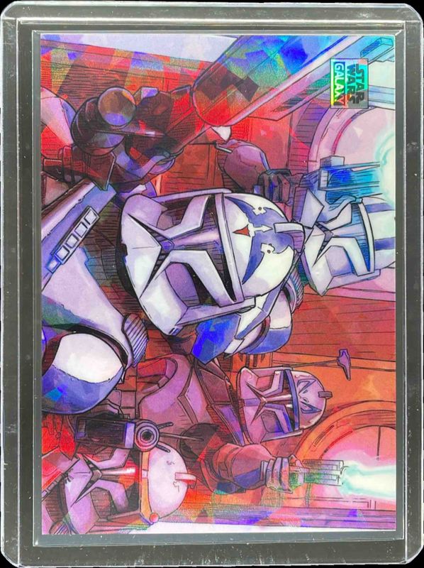 2025 Topps Chrome Star Wars Galaxy #87 Atomic Refractor /150