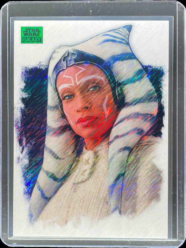 2025 Topps Chrome Star Wars Galaxy #38 Green Shimmer Refractor /199