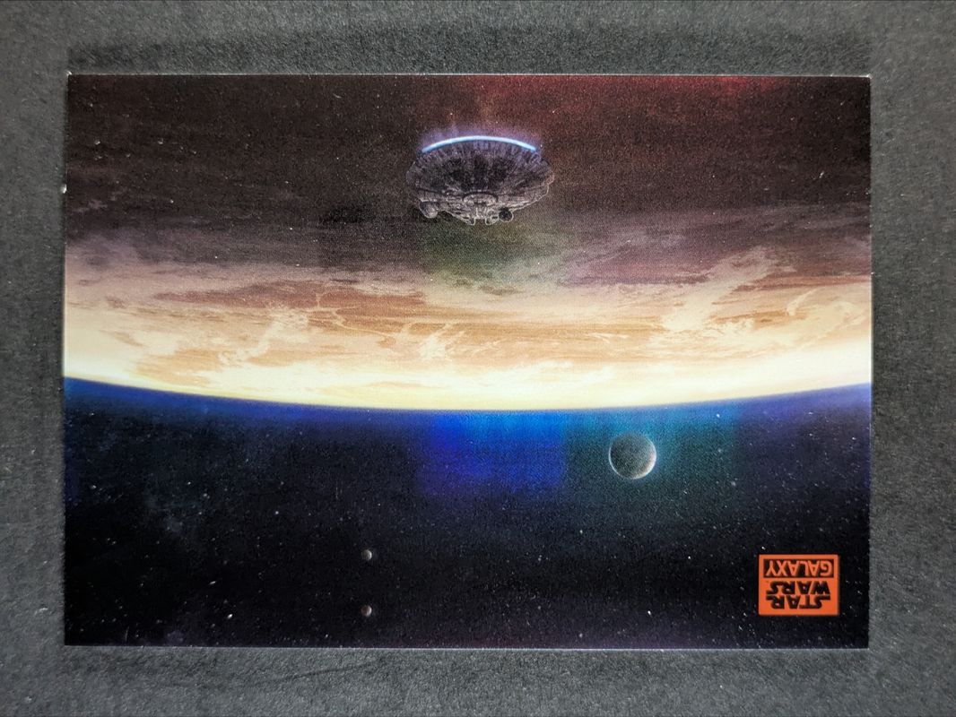 2025 Topps Chrome Star Wars Galaxy #77 Orange Refractor /25