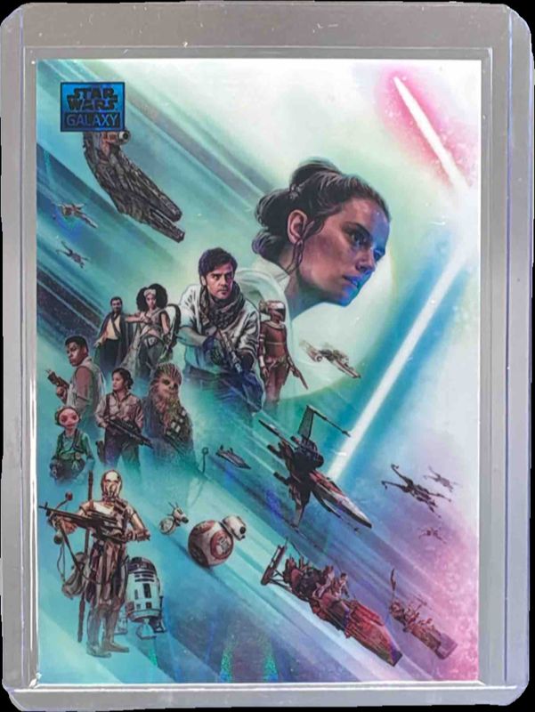 2025 Topps Chrome Star Wars Galaxy #26 Blue Ray Wave Refractor /175