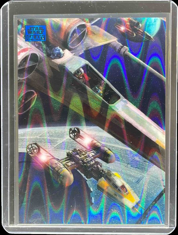 2025 Topps Chrome Star Wars Galaxy #16 Blue Ray Wave Refractor /175