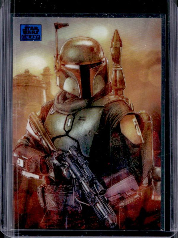 2025 Topps Chrome Star Wars Galaxy #54 Blue Ray Wave Refractor /175
