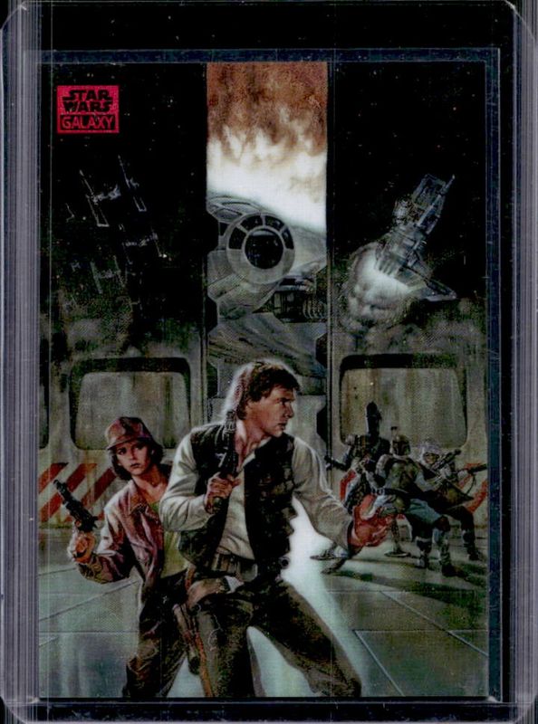 2025 Topps Chrome Star Wars Galaxy #37 Magenta Lava Refractor /250