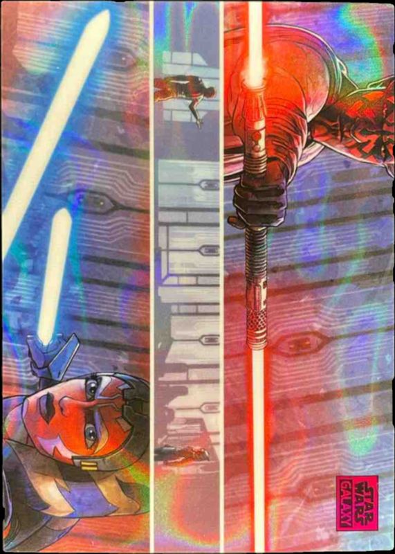 2025 Topps Chrome Star Wars Galaxy #91 Magenta Lava Refractor /250