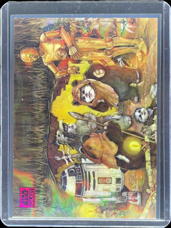 2025 Topps Chrome Star Wars Galaxy #28 Magenta Lava Refractor /250