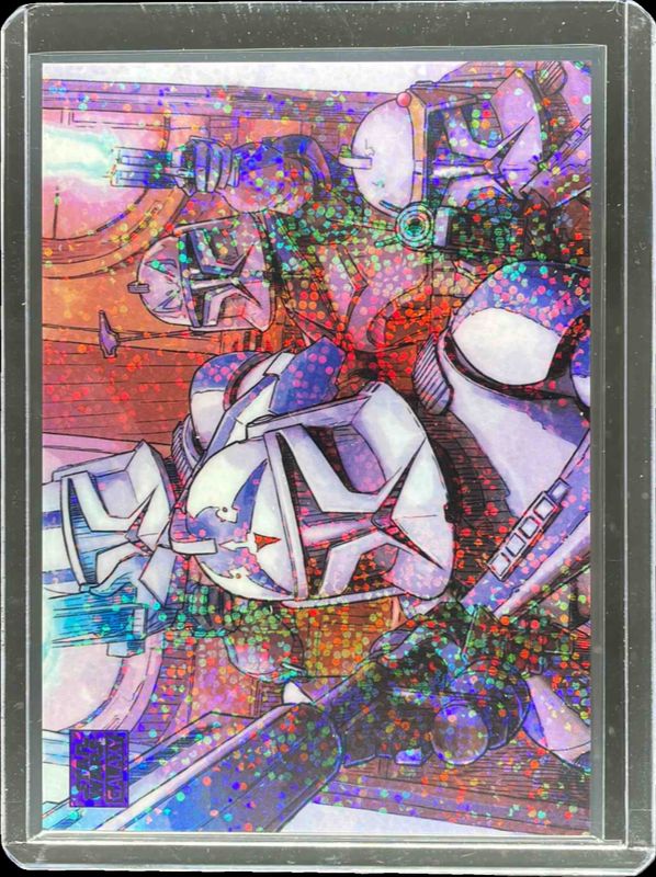 2025 Topps Chrome Star Wars Galaxy #87 Purple Speckle Refractor /125