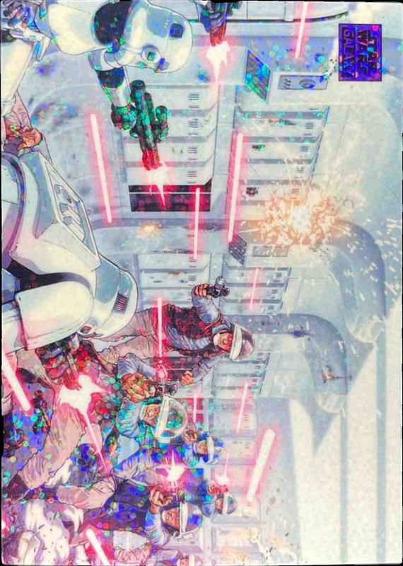2025 Topps Chrome Star Wars Galaxy #96 Purple Speckle Refractor /125