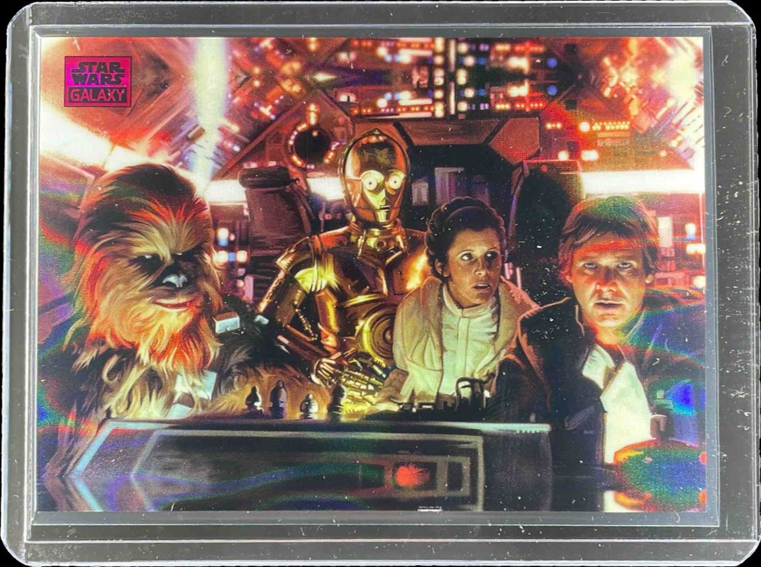 2025 Topps Chrome Star Wars Galaxy #42 Magenta Lava Refractor /250